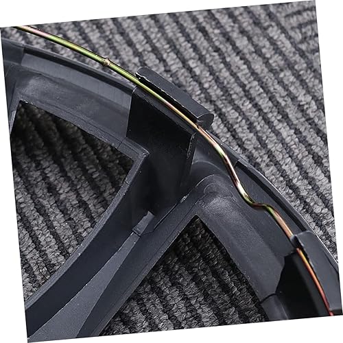 Miniatura 8 de Tapacubos para llanta de automóvil, 14 tapacubos para llantas, accesorios de insignia, decoración negra, cubierta para volante, carcasa de repuesto