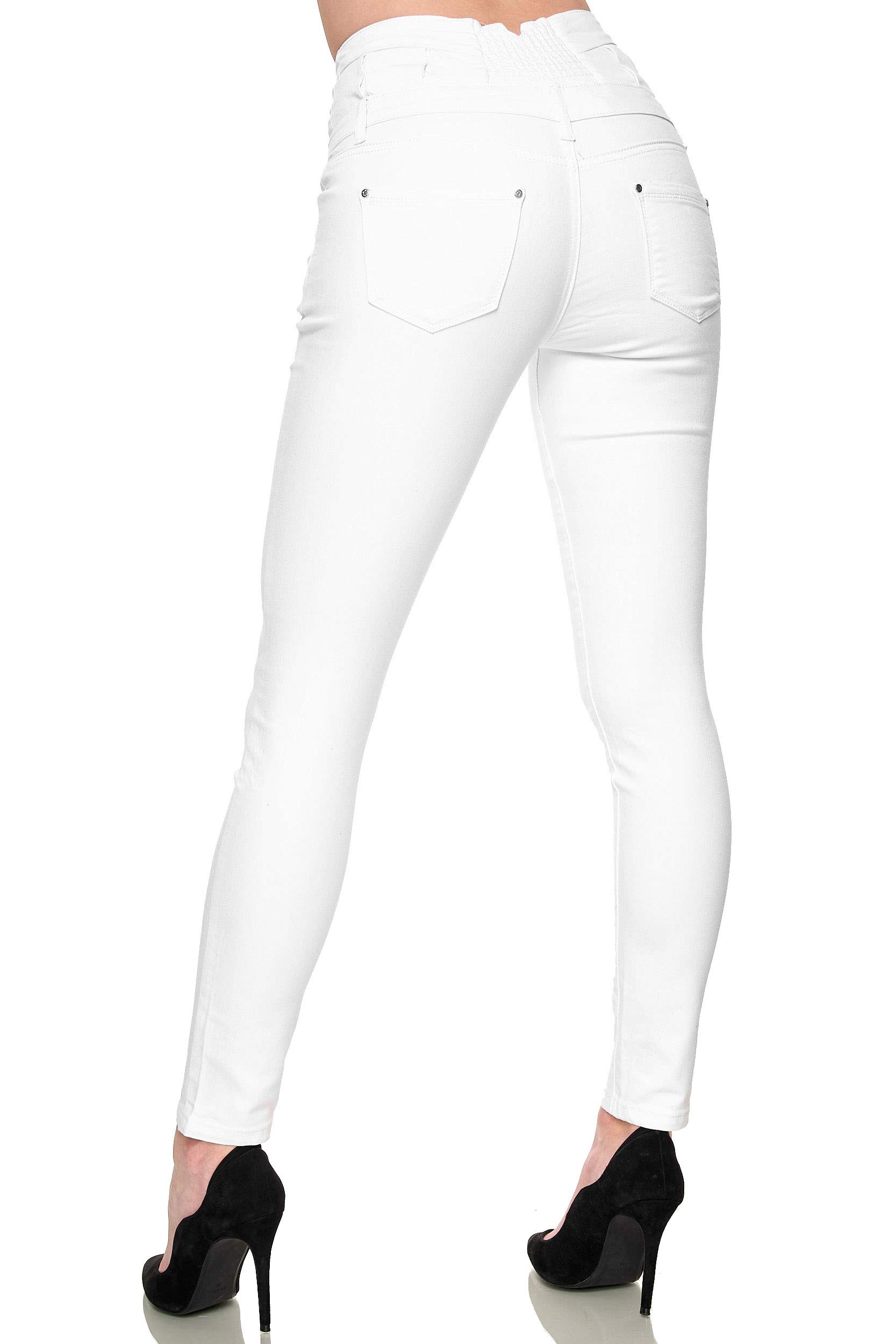 Elara Jeans Femmes Stretch Taille Haute Skinny Chunkyrayan