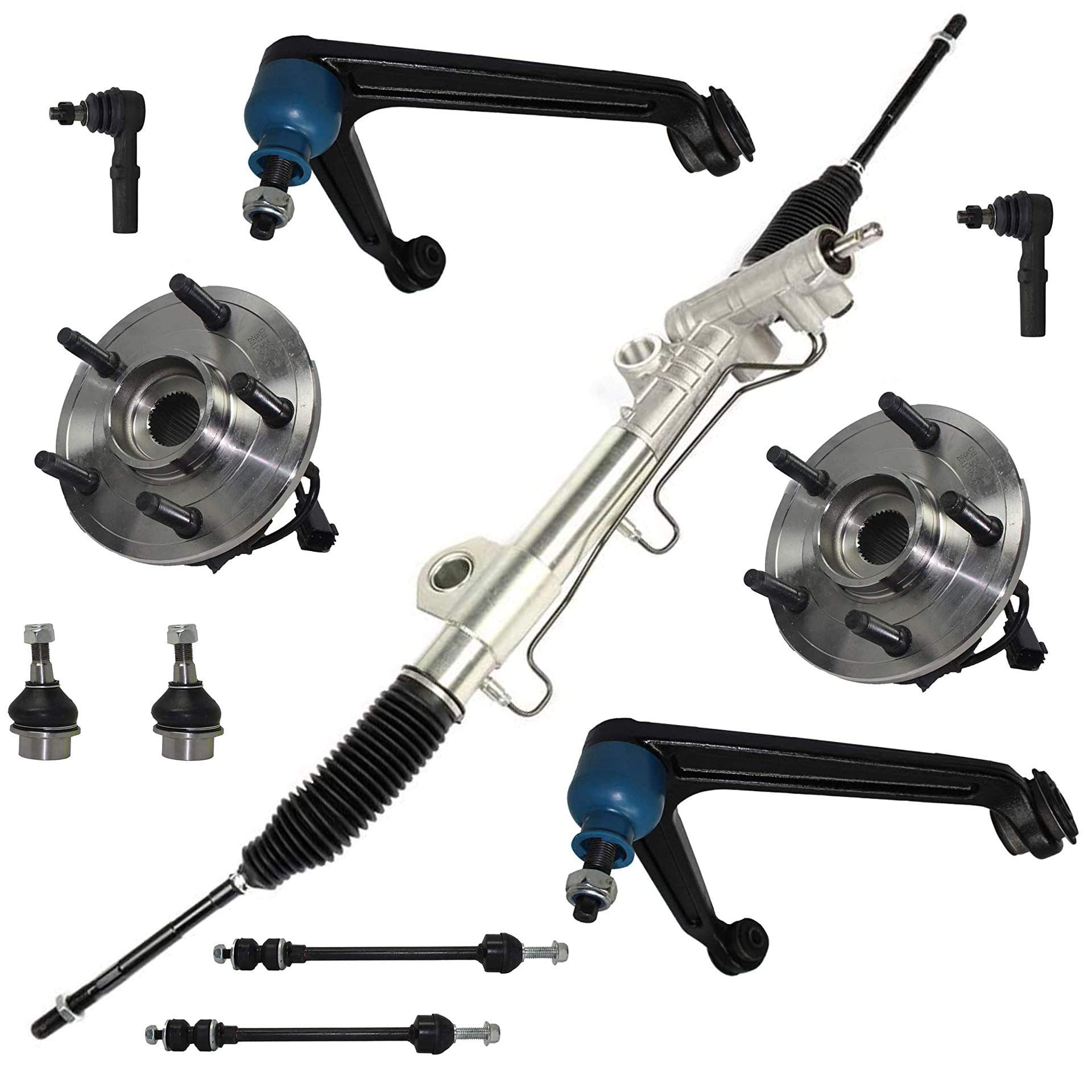 Buy Detroit Axle 4x4 Power Steering Rack and Pinion Front Wheel Hub
