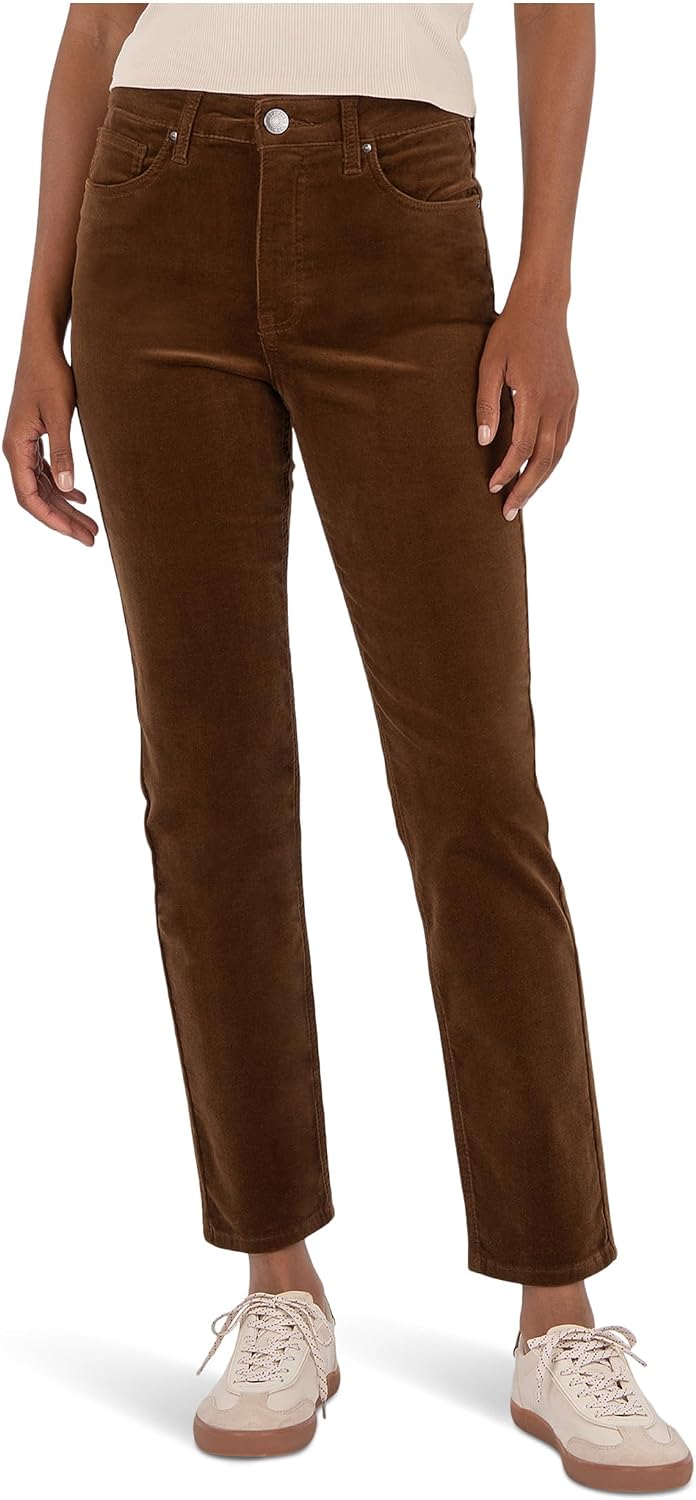 KUT from the Kloth Womens Petite Rachael High Rise Fab Ab Mom Regular Hem-Long