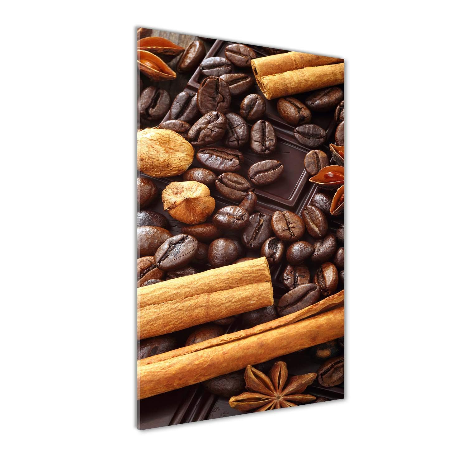 Tableau en verre anti-tache cuisine Tulup chocolat brun 60x120