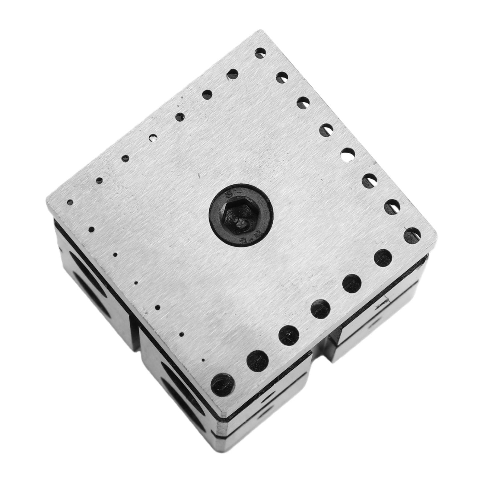 YUYTE Kołek do Nitowania Mechanizmu Zegarka, Stalowy Blok Dappingowy do | Konstrukcja Stalowa, Kompaktowy Rozmiar do Przestrzeni Roboczej, Nitowanie i Wiercenie Małych Części, Odpowiednia dla