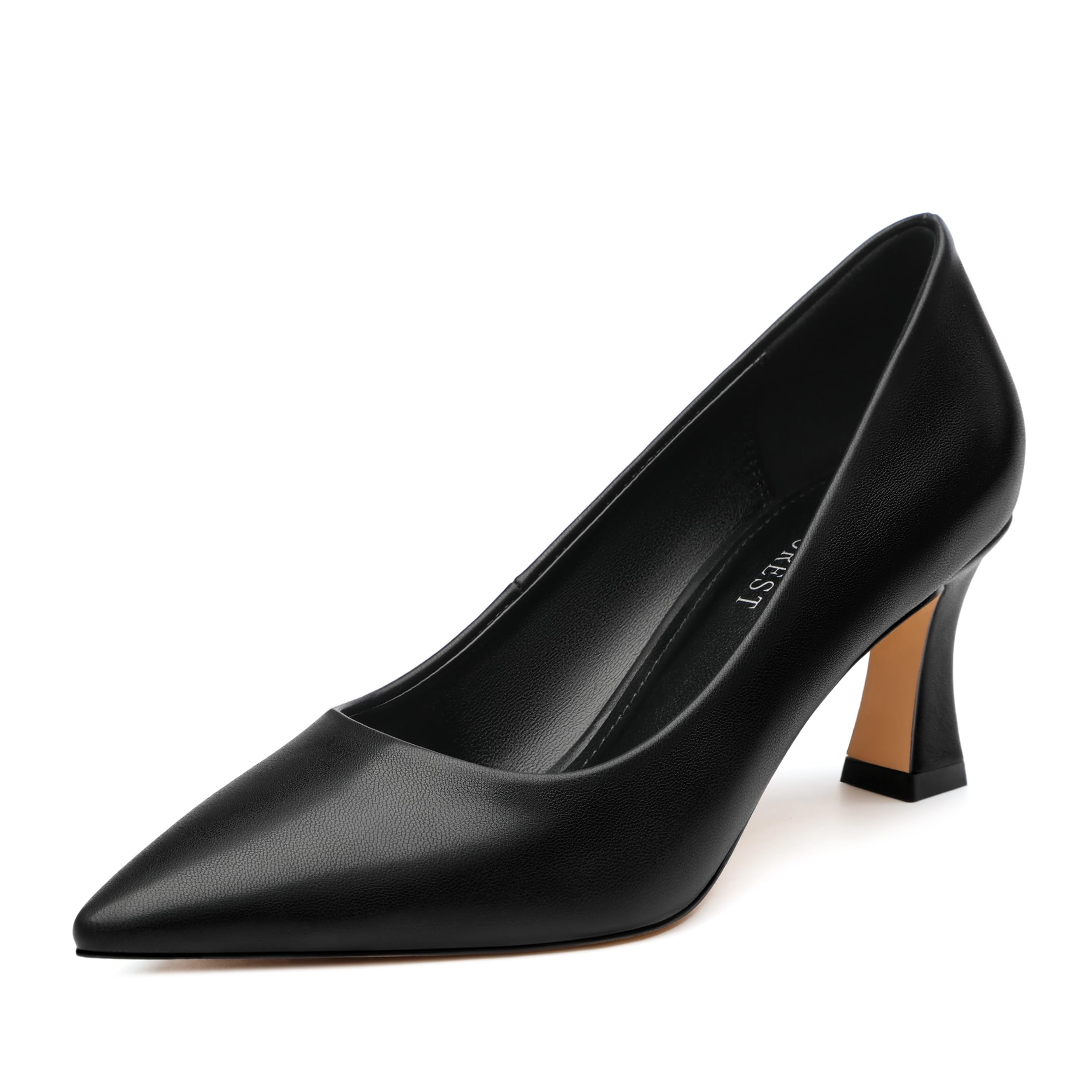 Women's Pointed Toe Pumps Comfortable Slip on High Heels Closed Toe Professional Pumps with 2.5" Stiletto Heel Wedding Office Dress Shoes for Evening Party-image-33