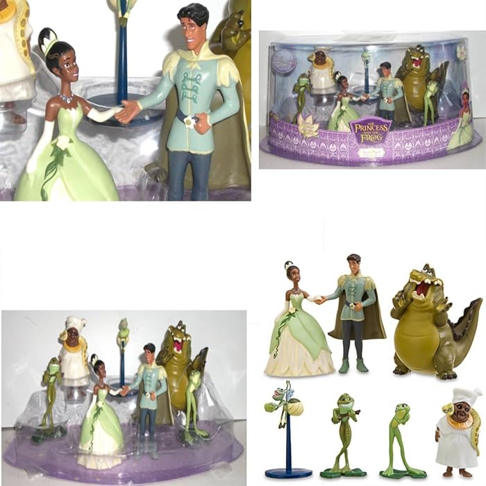 FROG CAKE TOPPERS FIGURINE SET 