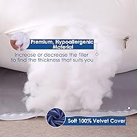 Vista 4 de Aidiu Almohadas en forma de U para dormir, almohadas de embarazo en forma de U, almohada de maternidad, almohada de maternidad de cuerpo completo