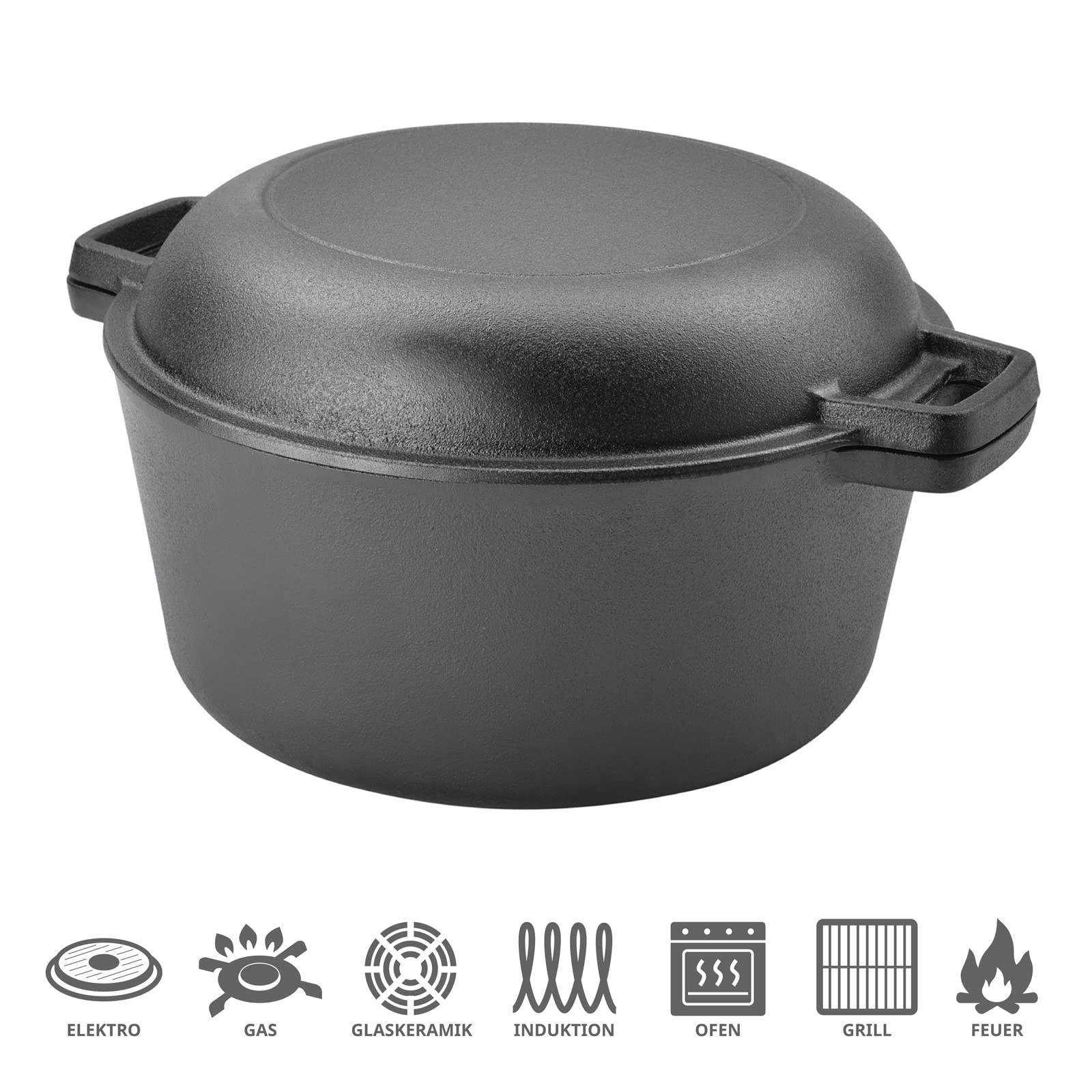 Vind gietijzeren pan 6 liter op - maart 2026