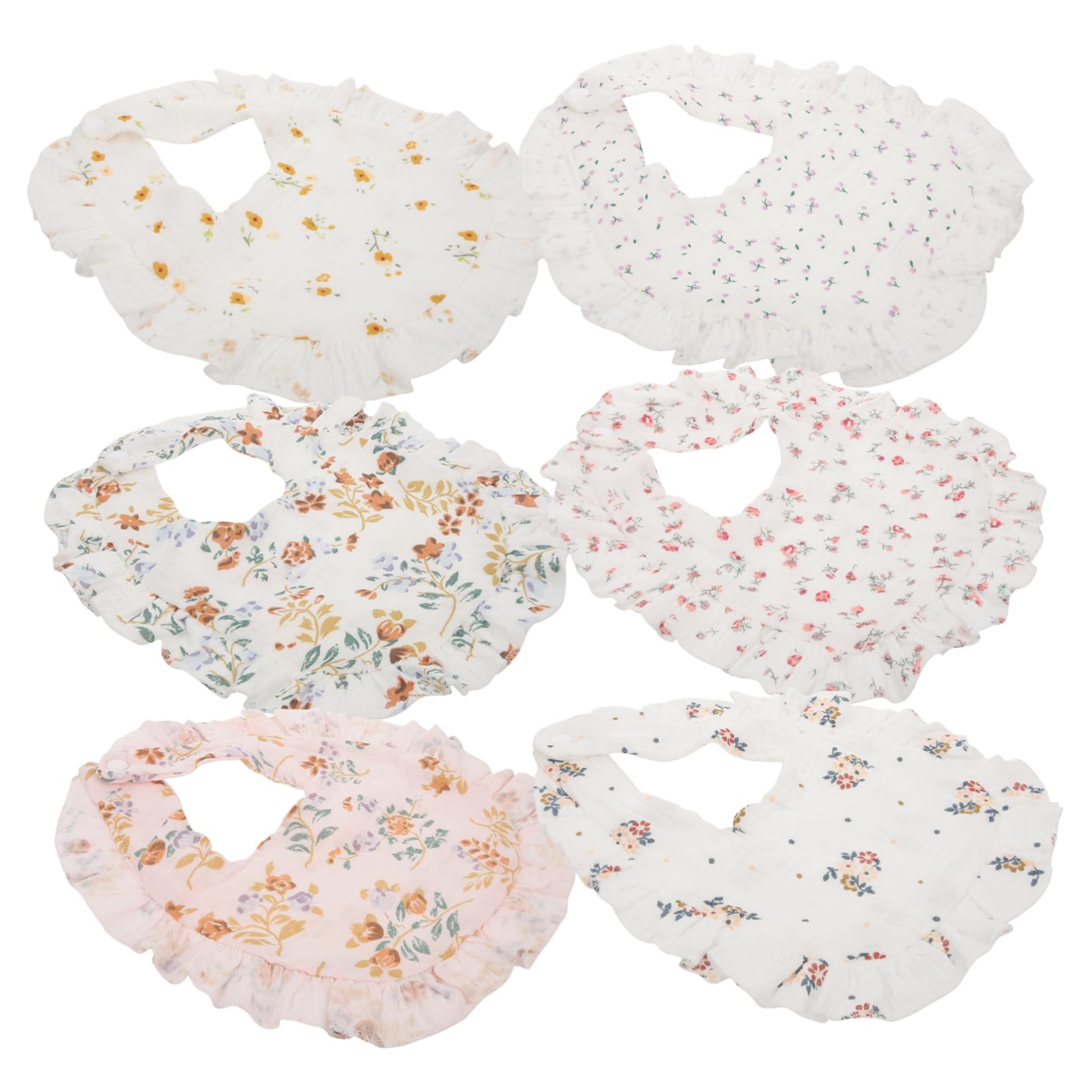 Abaodam 12 Piezas Bolsa De Saliva De Bebé Baberos Bandana Baba Baberos De Bandana Para Bebé Giratorios De 360 ​​° Toallas De Saliva Para s Toalla De a De Algodón