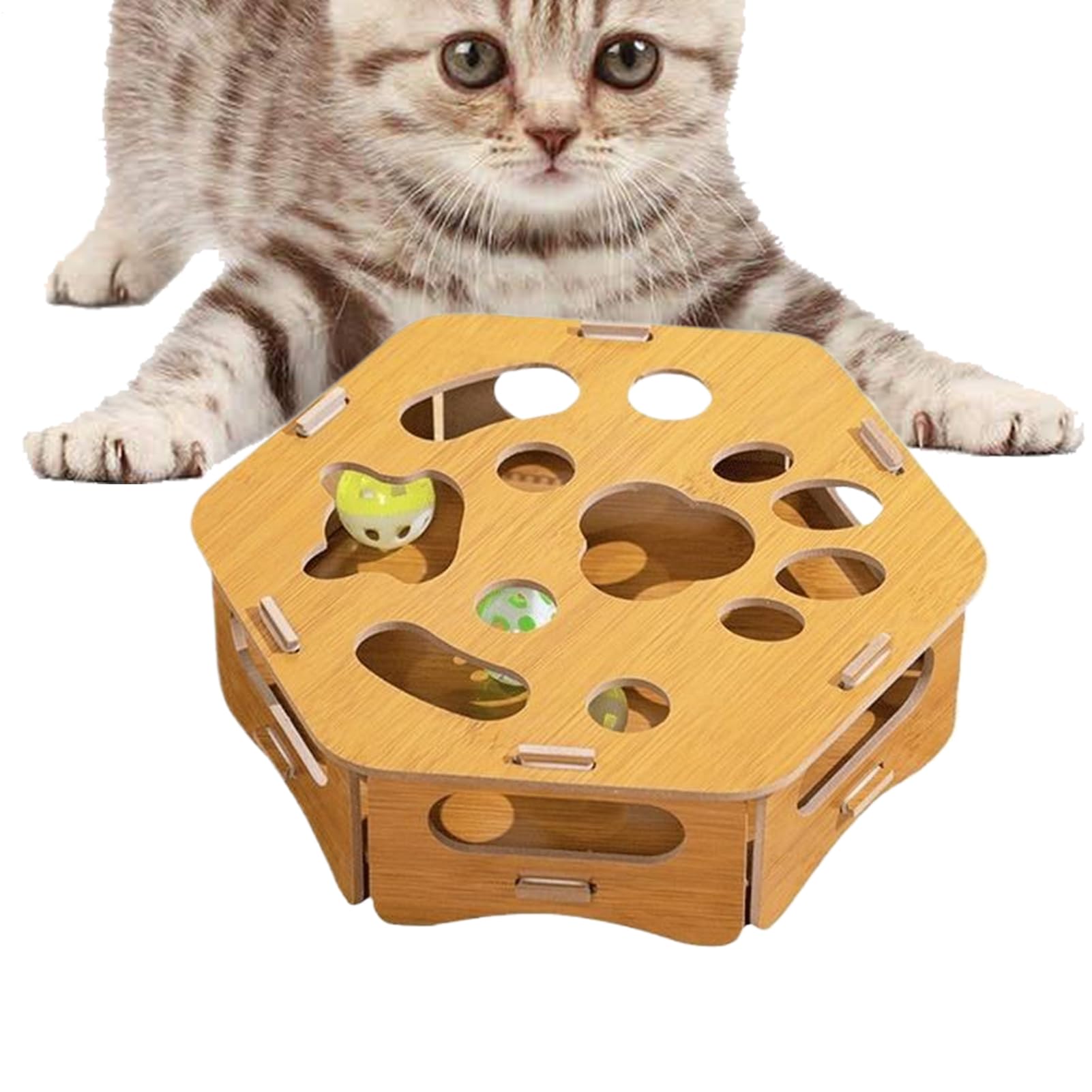 Boîte à ongles pour chat interactive pour le toilettage des pattes et l'exercice