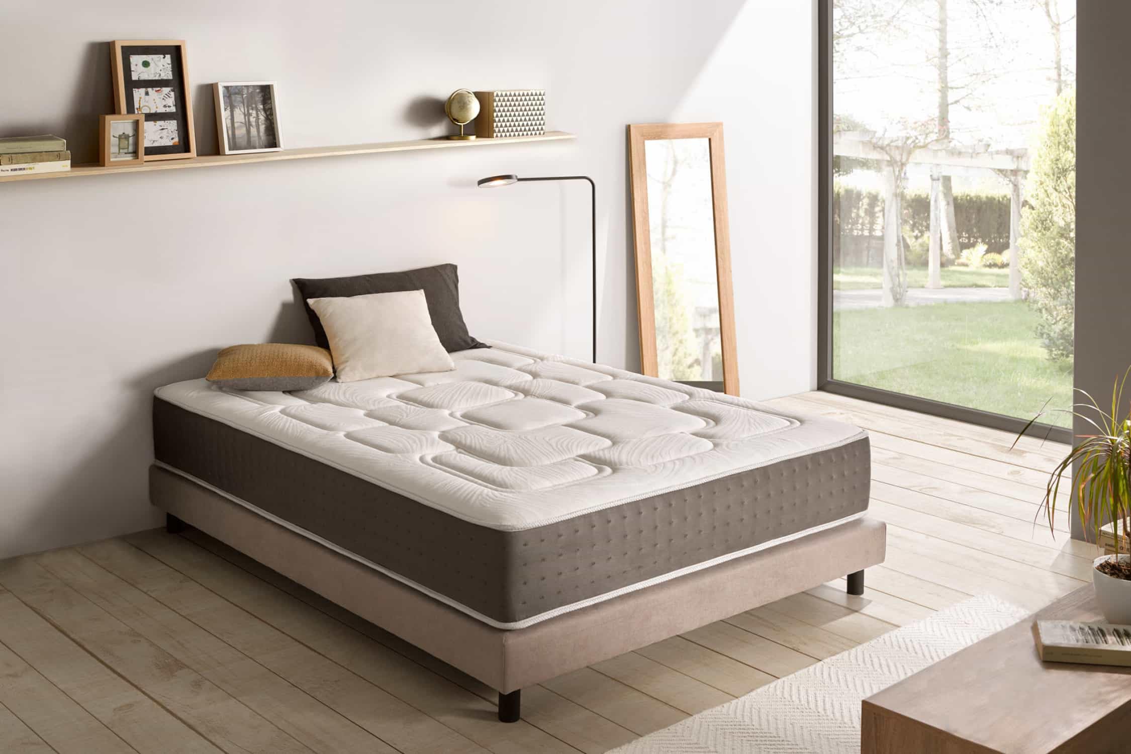 Moonia | Materac wiskoelastyczny 140X190 KingMax Multizone | Maksymalny komfort | Wysokość +/- 30 cm | Przeciwgrzybicze, przeciwbakteryjne, przeciw roztoczom | System pielęgnacji ciśnienia | Wszystkie pomiary