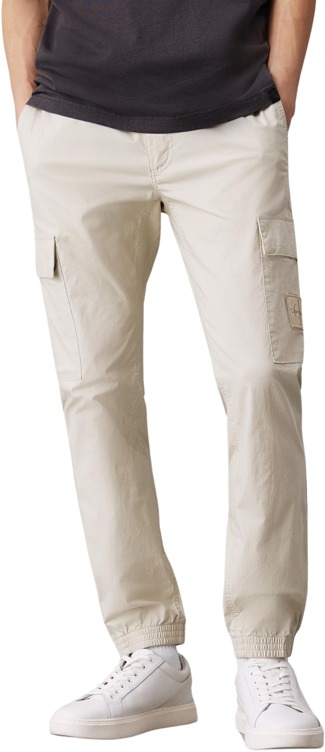Calvin Klein Men's Grey (Pelican) Jeans Skinny Cargo J30j326438, 32W