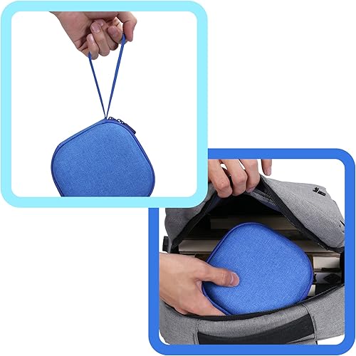 Miniatura 6 de Aenllosi Estuche de transporte rígido de repuesto para mini proyector Moonlite, paquete de regalo para hasta 20 carretes de cuentos, organizador de