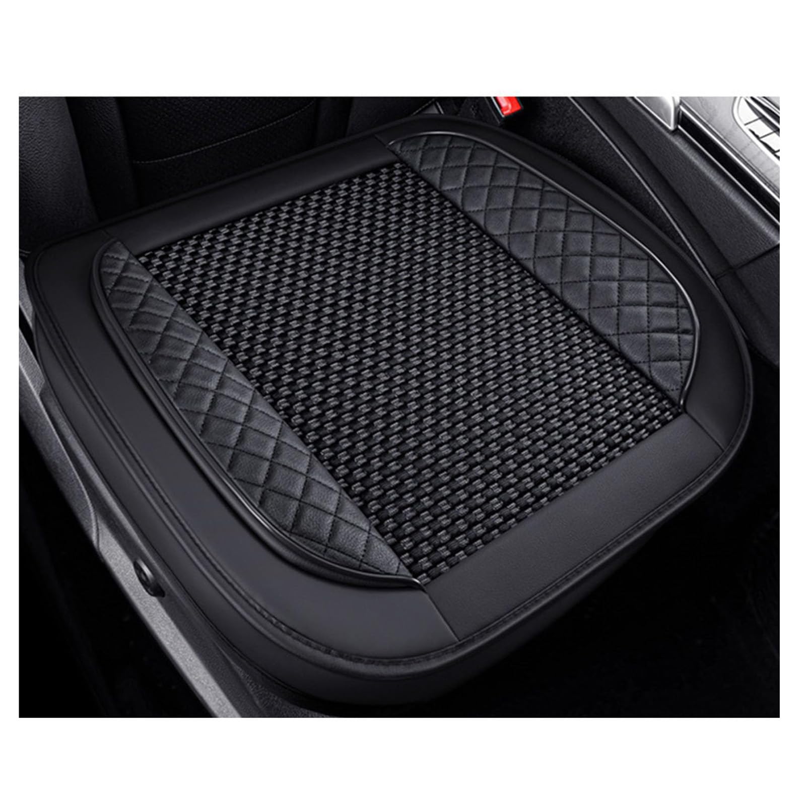 MLUQPEZUZ Car Seat Cover, for Ford F150 Ranger Explorer Foucs MK2 MK3 MK4 Breathable Leather Interior Protector Cushion Anti-Slip Padded Mat Backless Breathable Pad,C