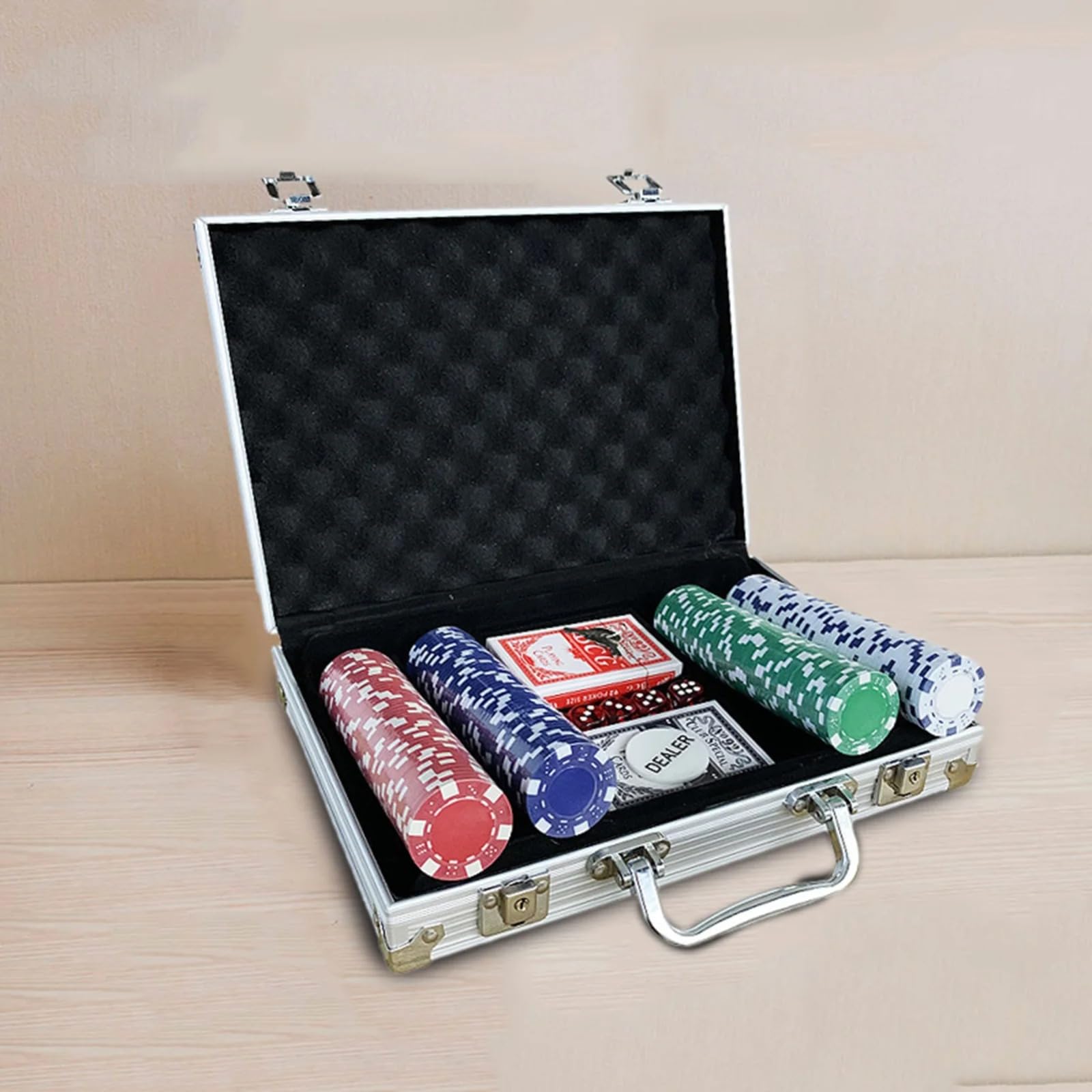 See full amazon price history chart for Amazon Brand - Umi Adult Casino Style 200 Chip/Pc Poker Chips Set Rummy Counter Token Coins with Aluminium Finish Brief Case, 2 Decks of Cards, 5 Dice, 1 Dealer Button Classic Multiplayer Game Amazon Brand - Umi Adult Casino Style 200 Chip/Pc Poker Chips Set Rummy Counter Token Coins with Aluminium Finish Brief Case, 2 Decks of Cards, 5 Dice, 1 Dealer Button Classic Multiplayer Game (B0D2YG45JR) Amazon Price History, Amazon Price Tracker