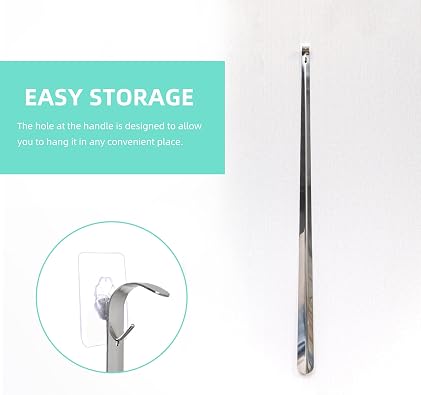 31.5 Long Shoe Horn, Shoe Horn Long Handle for Seniors, Metal Shoe Horn, for Men and Women, Extra long Shoes Horn, Long Handled Shoe Horn for Boots and Shoes