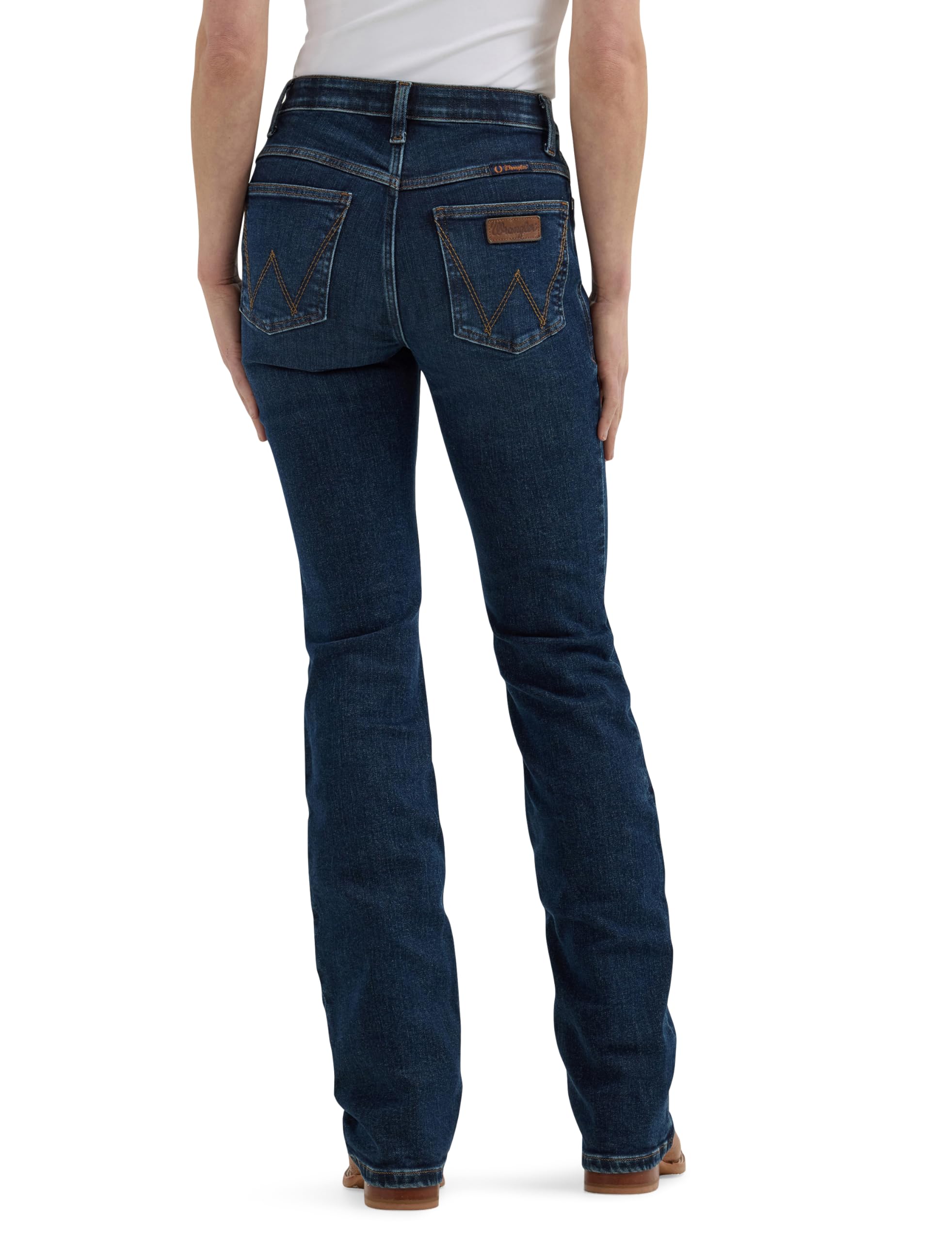 Wrangler Willow Mid Rise Performance Waist Boot Cut Ultimate Riding Jean - Jeans Mujer
