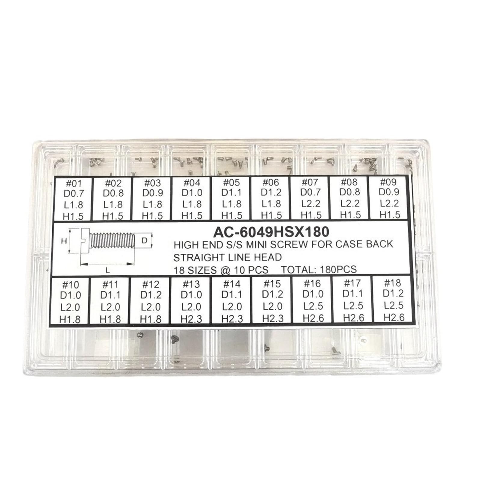 180 Pack Kleine Schrauben Runder Selbstanschläge Elektronische Kleine Holzschrauben Für Elektronikreparaturen Und Projekte
