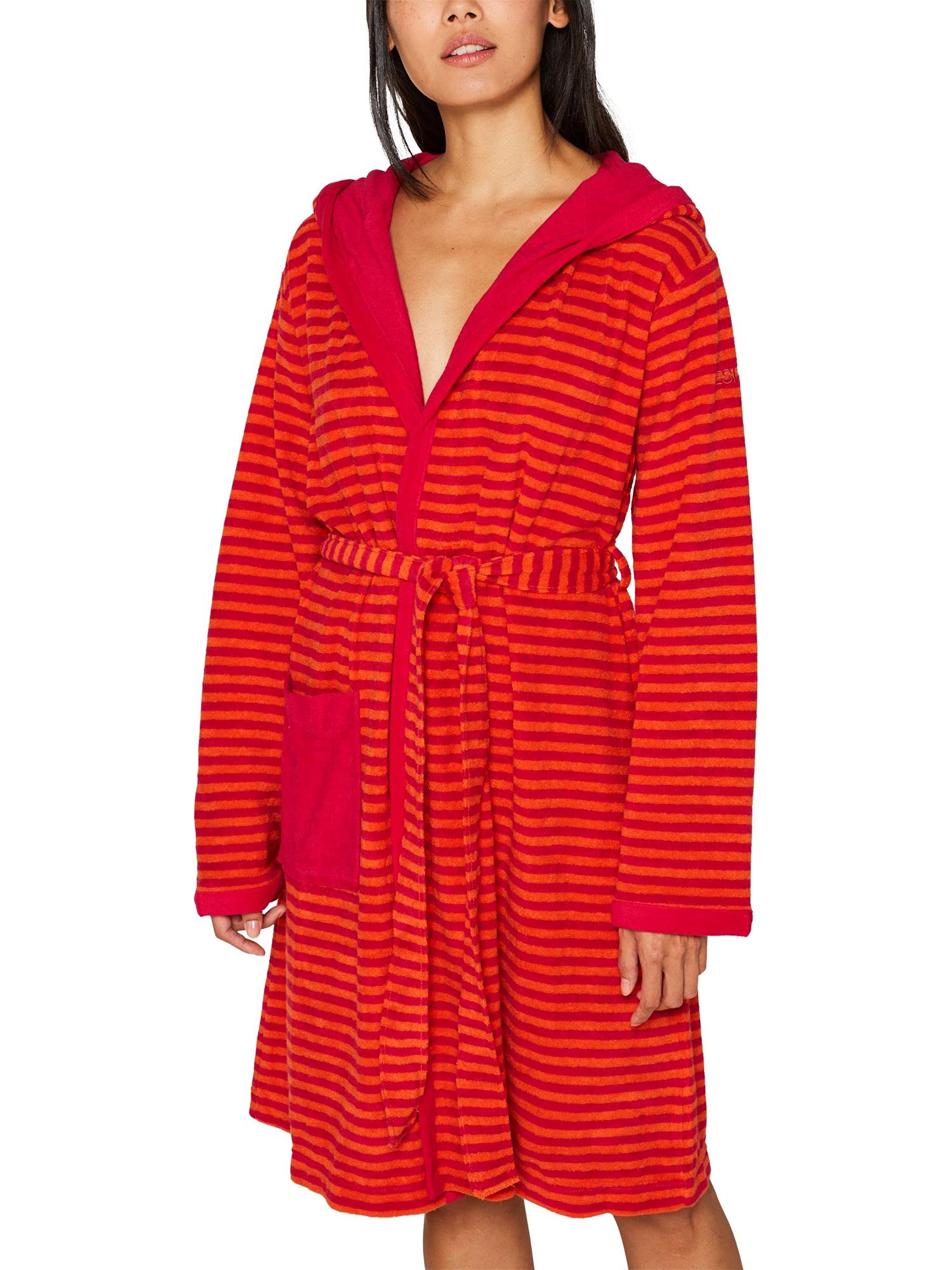 ESPRIT szlafrok frotte w paski