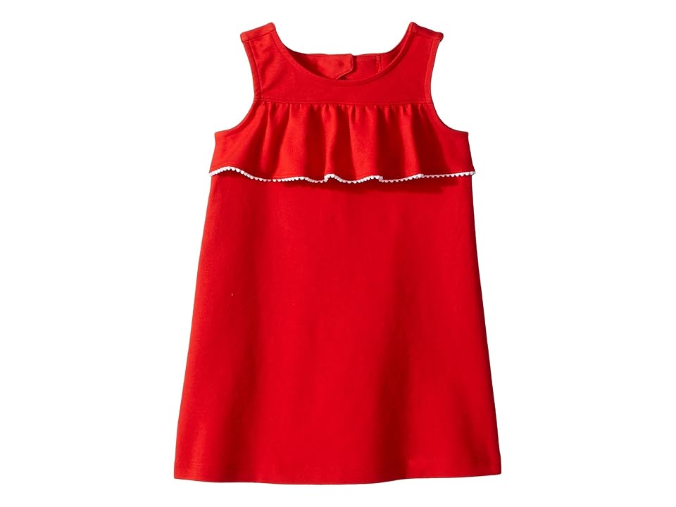 

Janie and Jack Ruffle Front Dress (Toddler/Little Kids/Big Kids) (Moto Red) Girl's Dress