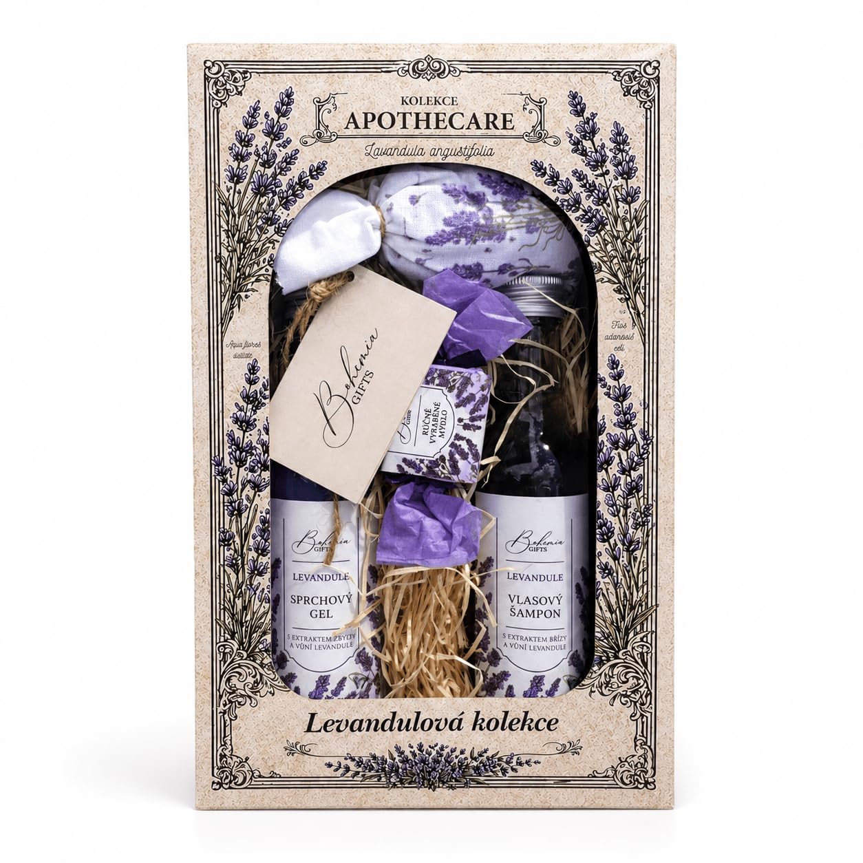 Bohemia Gifts Zestaw upominkowy Bohemia Gifts Apothecare Lavender Cosmetic Gift