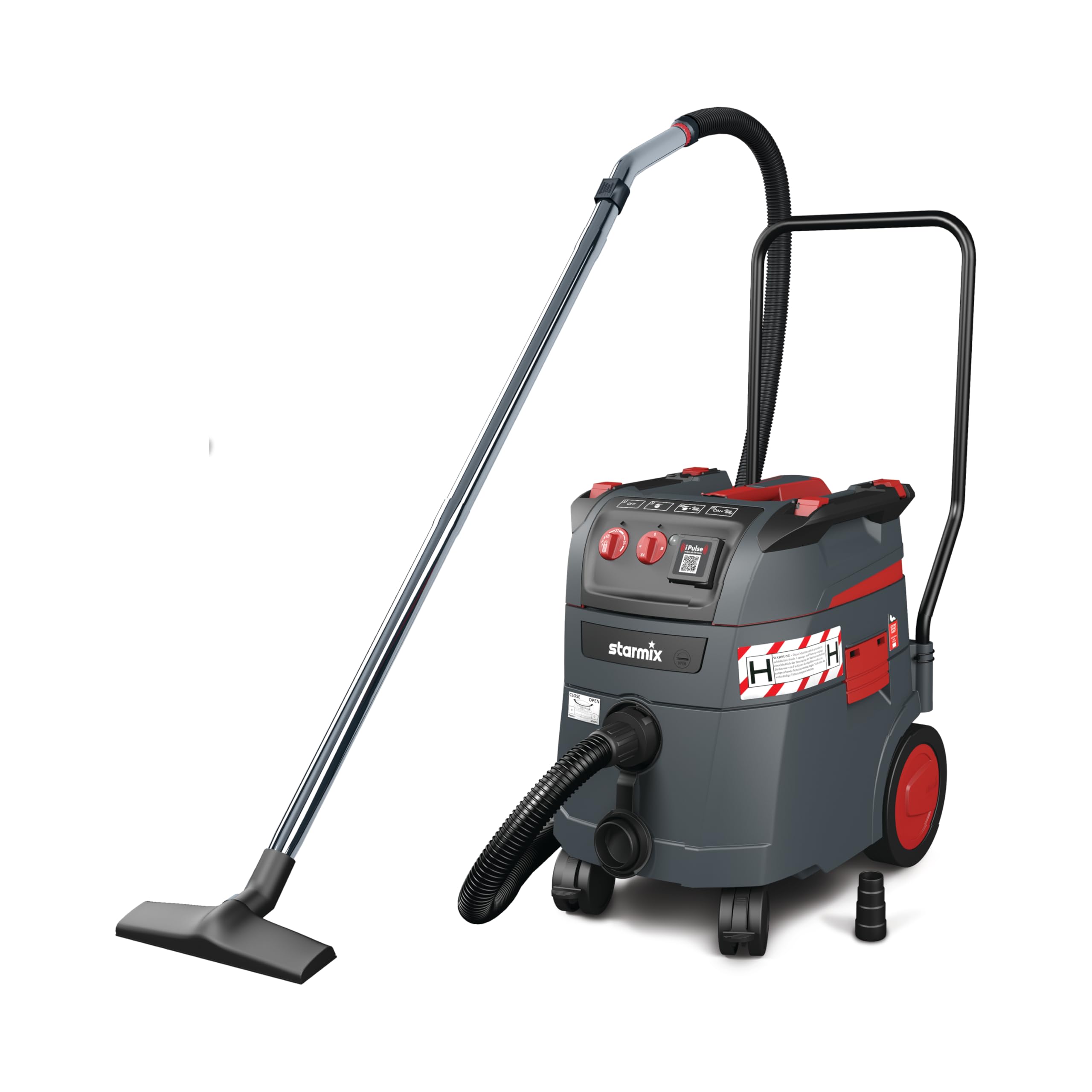 Starmix iPulse H-1235 Asbest Safe Plus Industriestaubsauger, 280mbar, 35 l, HEPA H14, automatische Filterabreinigung