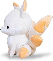 Vista 2 de Bellzi Kitsune Mystical Fox – Lindo juguete de peluche – Adorable peluche suave de zorro de siete colas y regalos – Regalo perfecto para todas