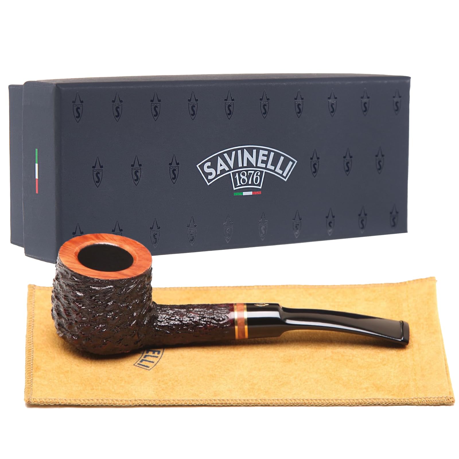 Porto Cervo Rustic 122 Tobacco Pipe