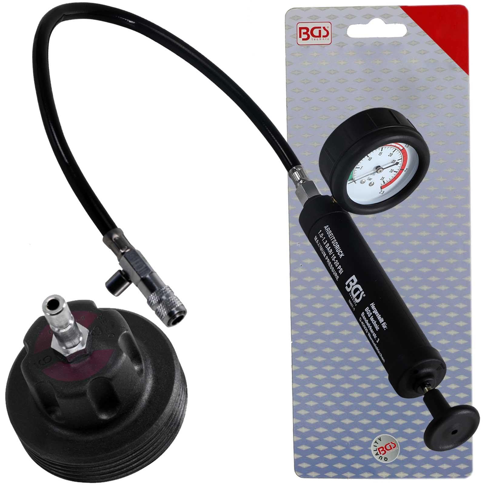 BGS Kühlsystem Abdrückpumpe Kühler Prüfgerät Abdrücken Adapter Nr-9 | BGS Kühlsystem Abdrückpumpe Kühler Prüfgerät Abdrücken Adapter Nr-9