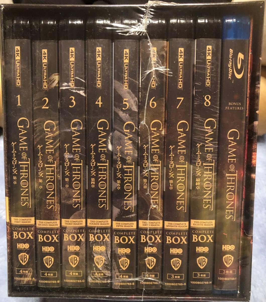 Amazon.co.jp: 未開封4k ultra HD & blu-rayゲーム・オブ・スローンズ