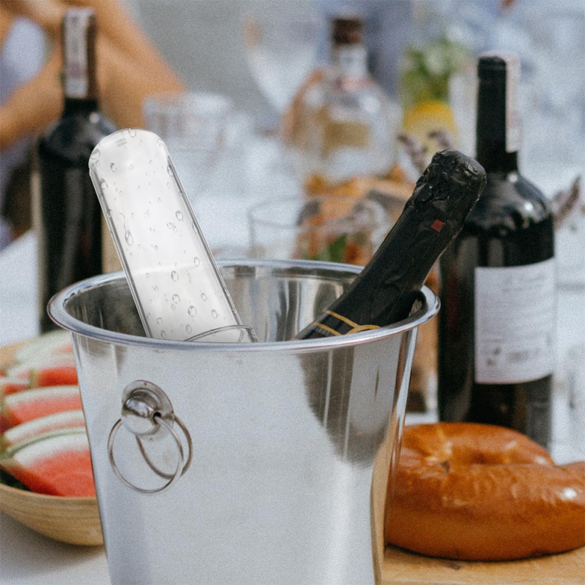 Molde de Cubitos de Hielo Rápido y Resistente de Plástico Reutilizable Paquete de 2 Piezas para Torre de Cerveza Adecuado para Eventos y Reuniones en Casa