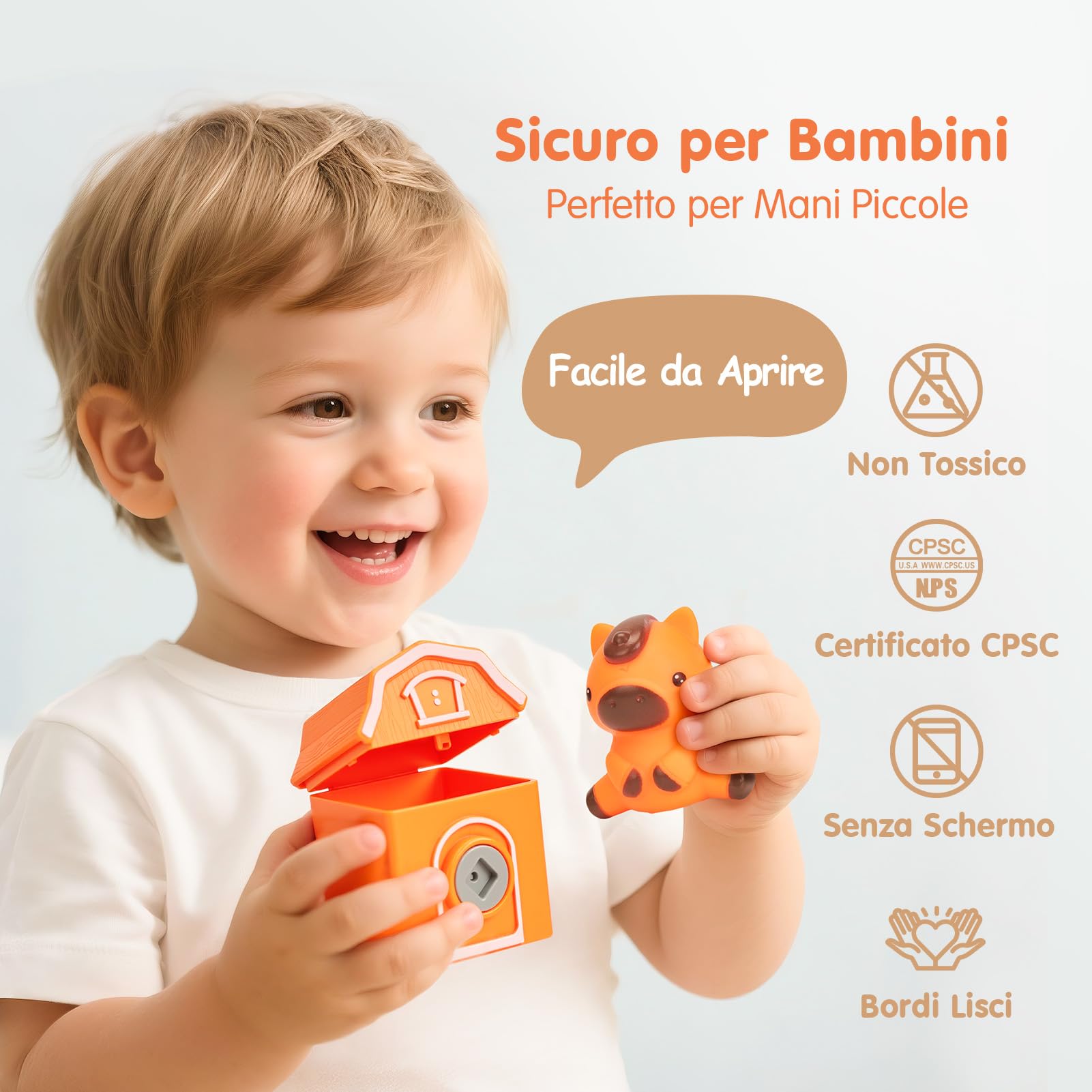 hahaland Giochi Montessori 1 Anno, Set di Treno Giocattolo Componibili con Conteggio, Abbinamento e Ordinamento, Educativo Regalo Giochi Bambino 1 2 3 Anni