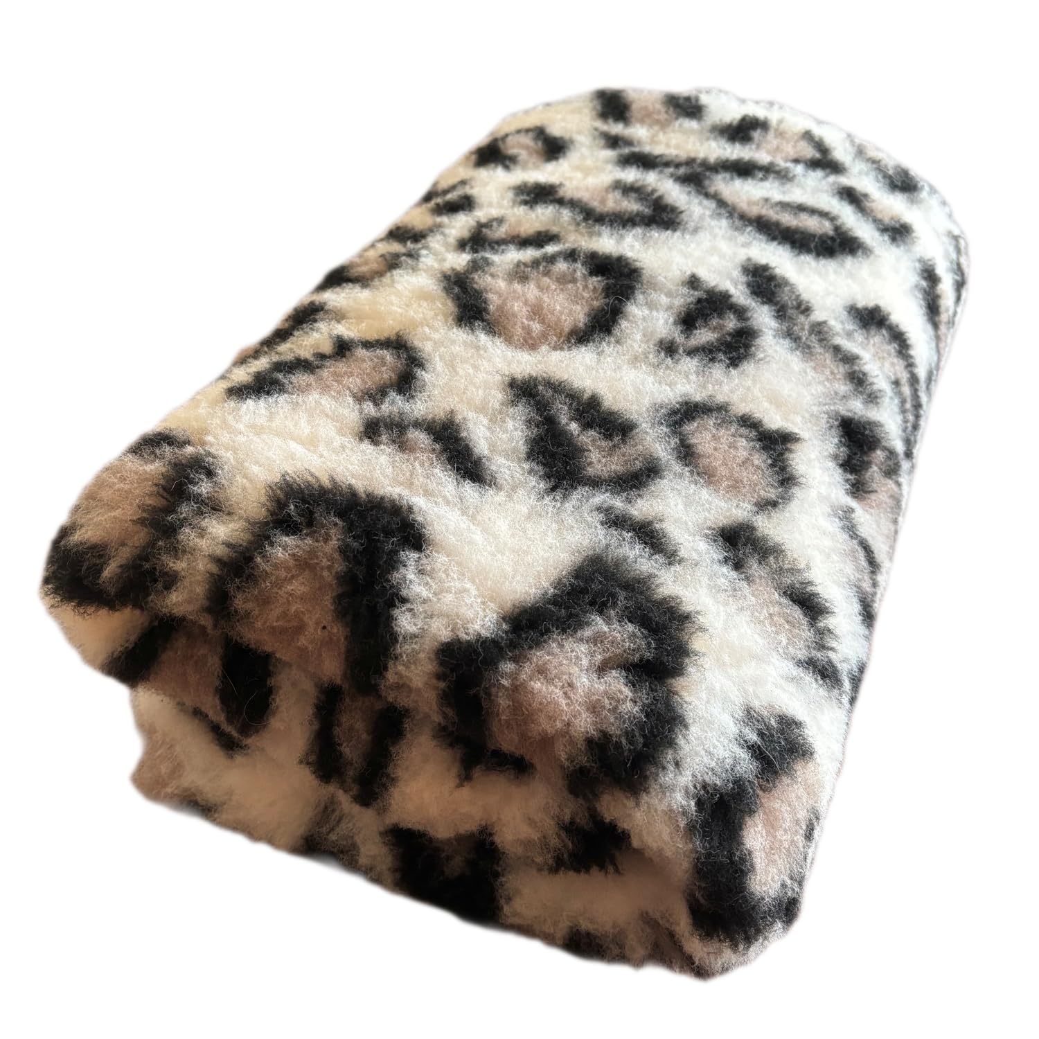 Profleece Premium Multi-colour Vet Bedding Quick Drying & Washable Fleece Bedding for Puppys & Dogs - Dog Bed Ideal for Whelping - Leopard Print 150 x 150cm