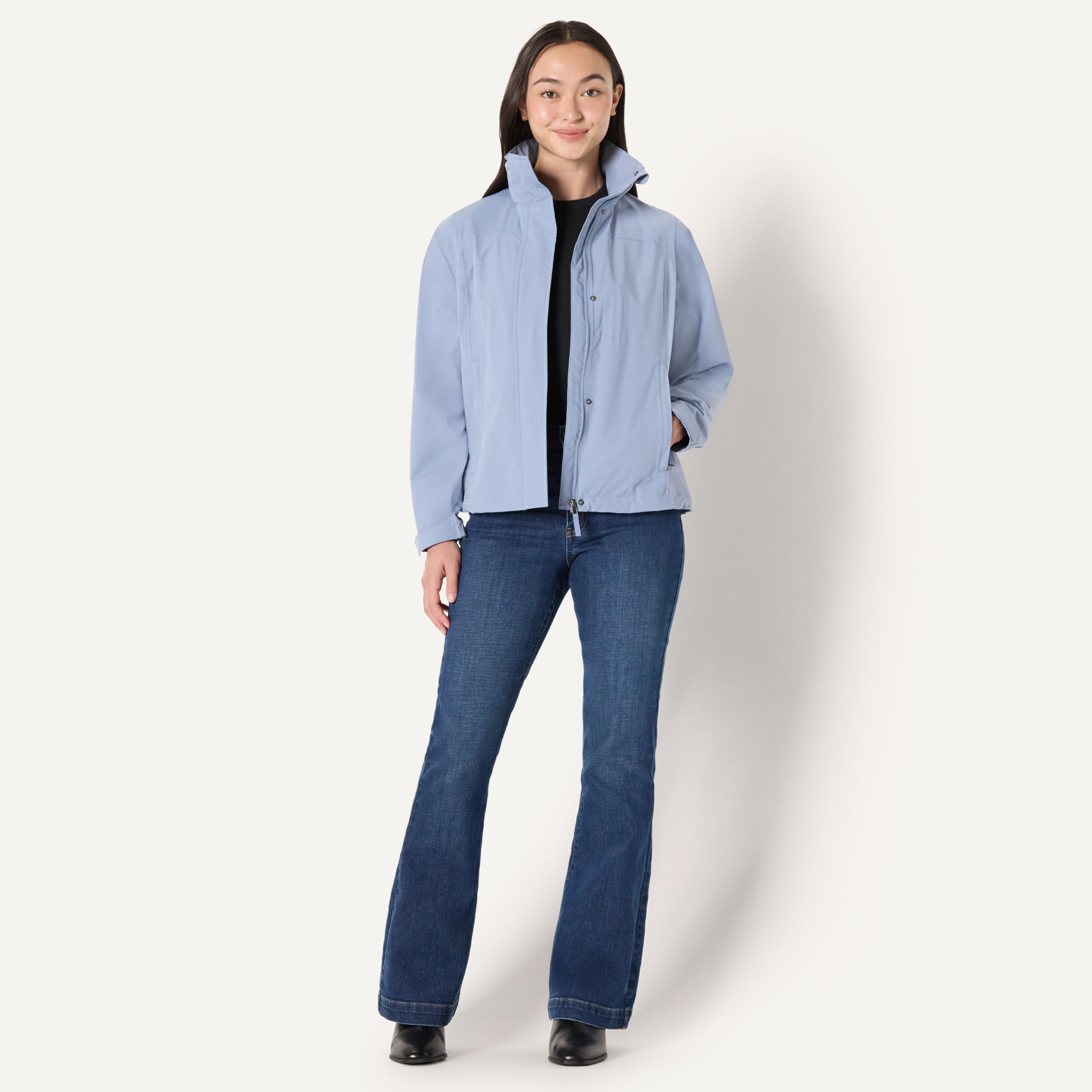 Amazon Essentials Donna Impermeabile Leggero, Idrorepellente, Vestibilità Classica