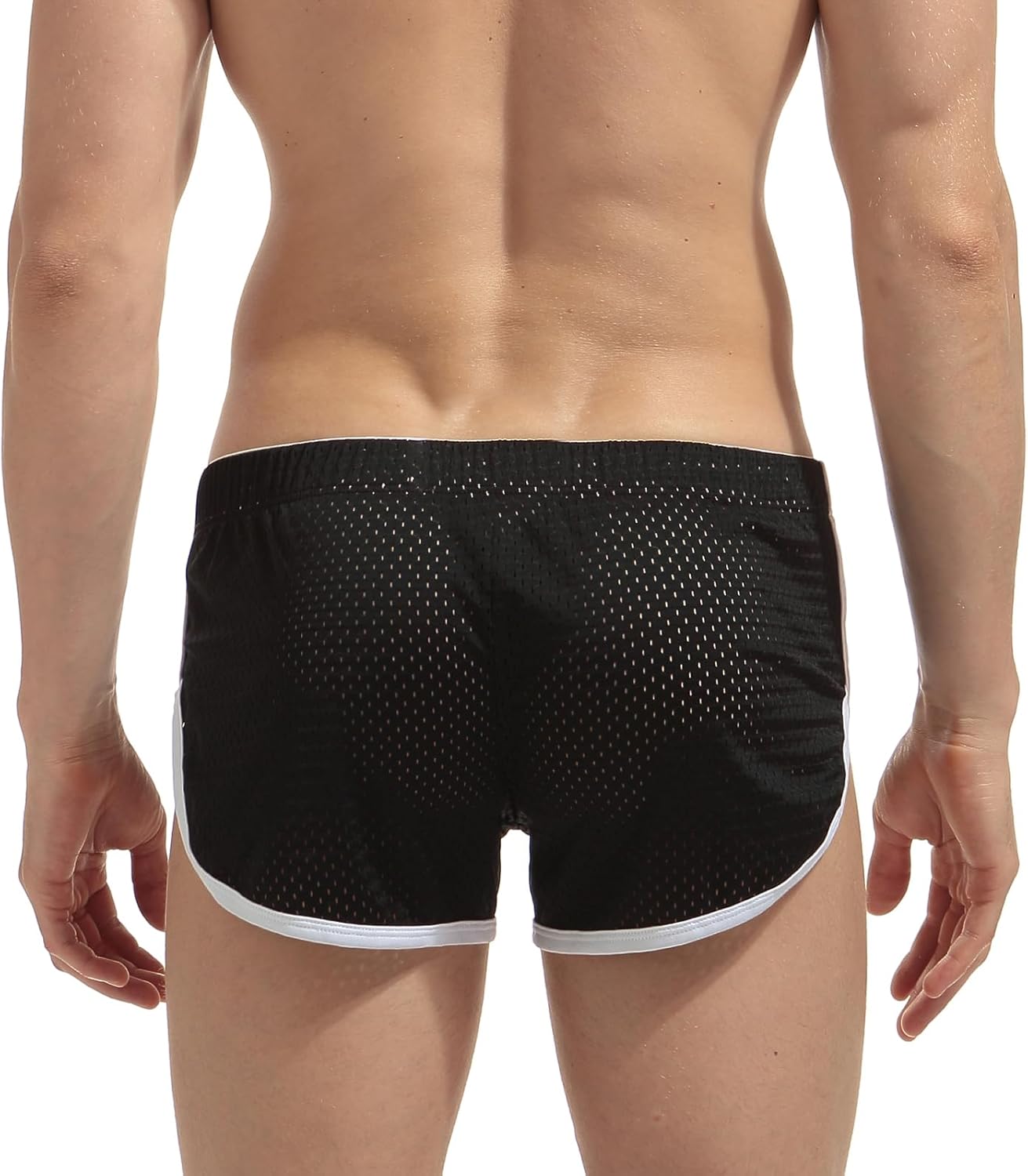 AIMPACT Mens Mesh Booty Shorts 3 Inch Sexy Smooth Lounge Active Shorts Ranger Panties - Image 3