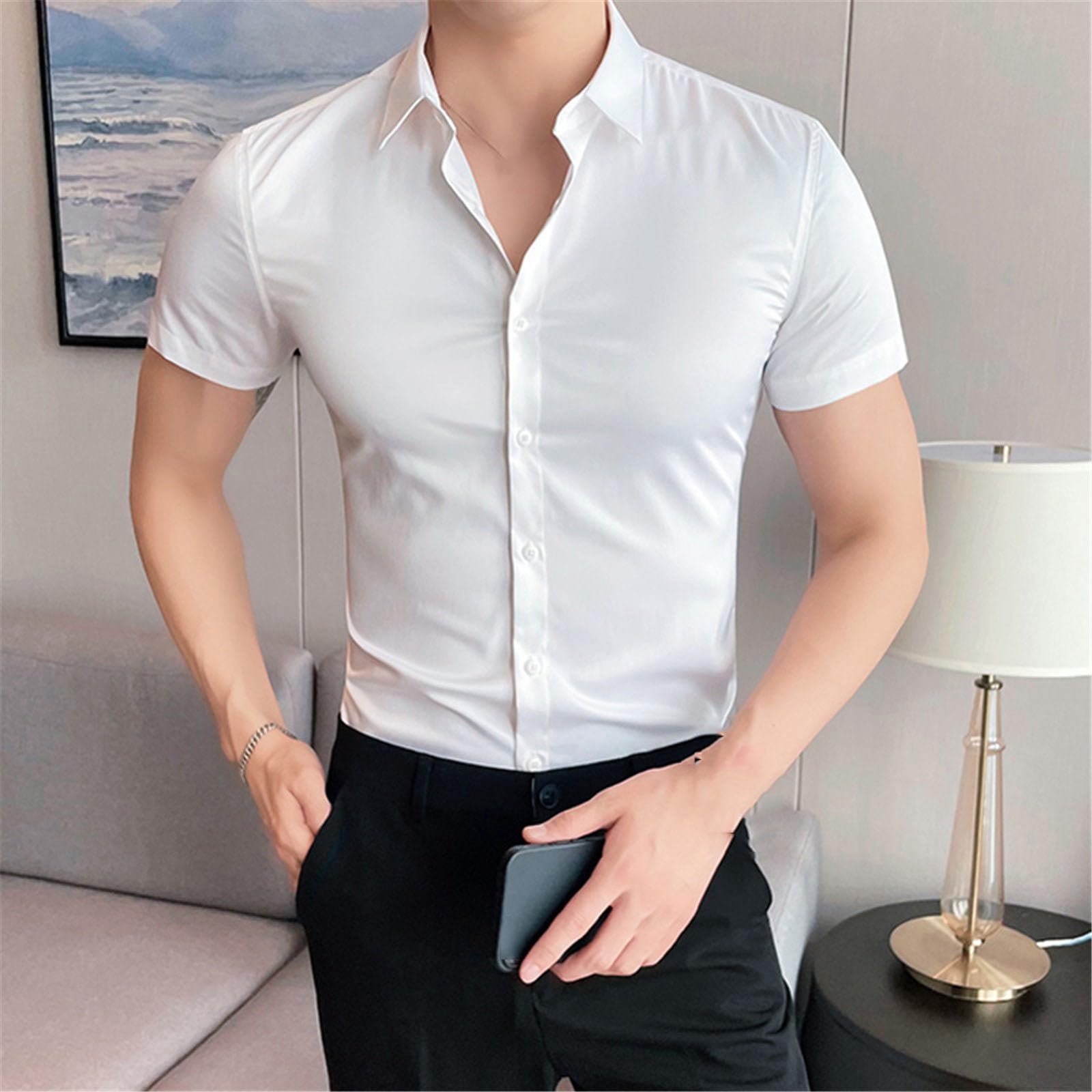 Chemises à manches courtes pour homme