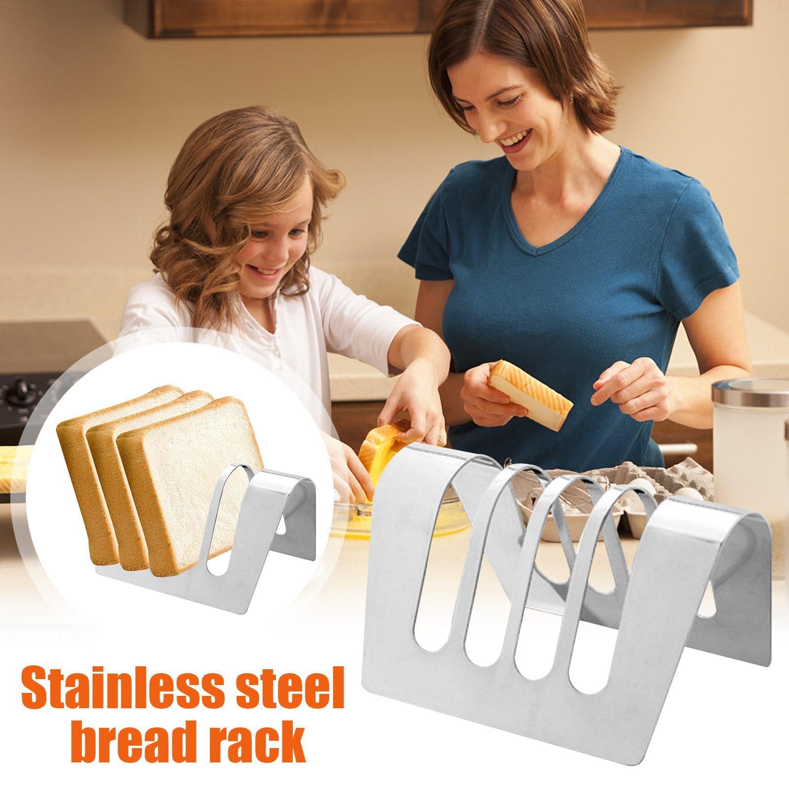 Griglia per toast a 4 fette | Porta toast in acciaio inossidabile a 4 o 6