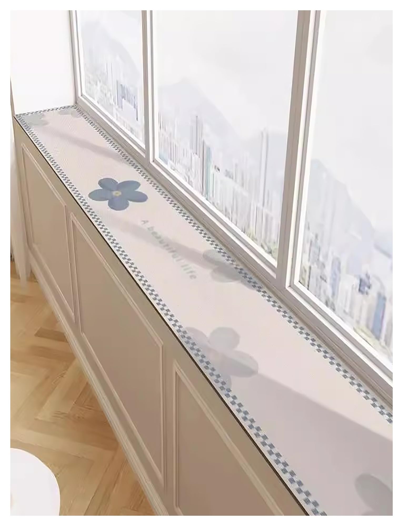 Protection de rebord de fenêtre en baie sur mesure pour balcon et banc