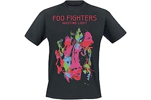 Foo Fighters Wasting Light Men's Slim Fit X-Large T-Shirt- Black