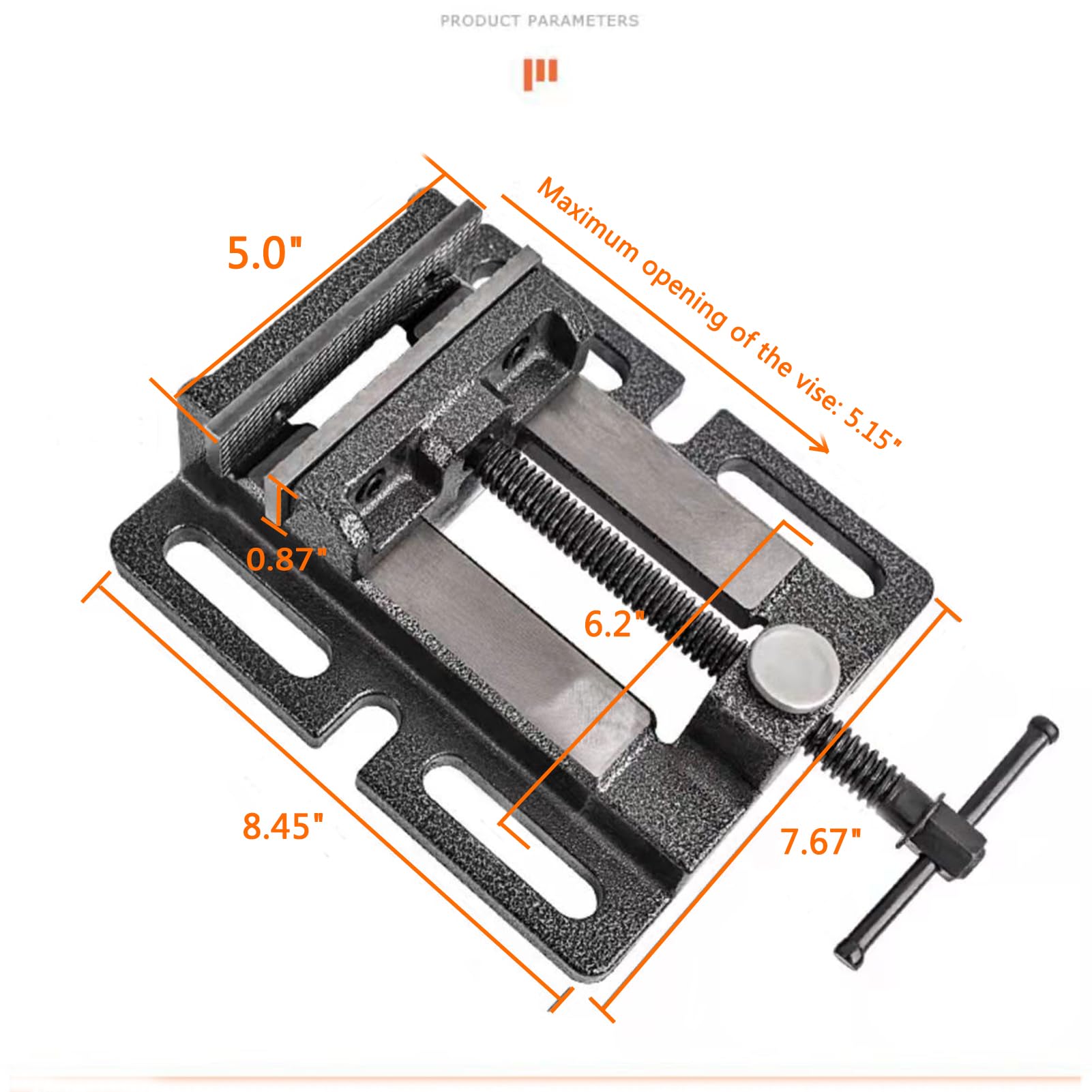 MYTEC Drill Press Vice - Heavy Duty & Quick Release -2