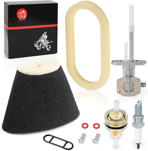 Miniatura 3 de Filtro de aire de espuma y válvula de combustible Petcock para Yamaha Raptor 660R 660 R YFM660R 2001 2002 2003 2004 2005 5LP-14451-01-00