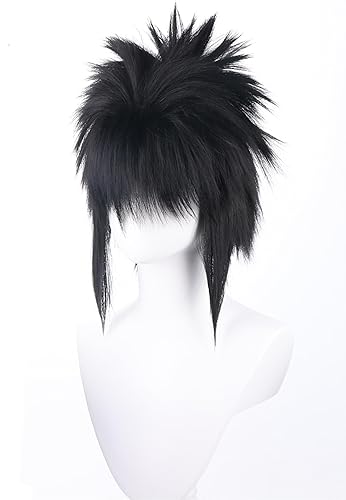 Miniatura 6 de COSPLAZA Peluca de cosplay para niña color azul profundo largo lacio pelo completo