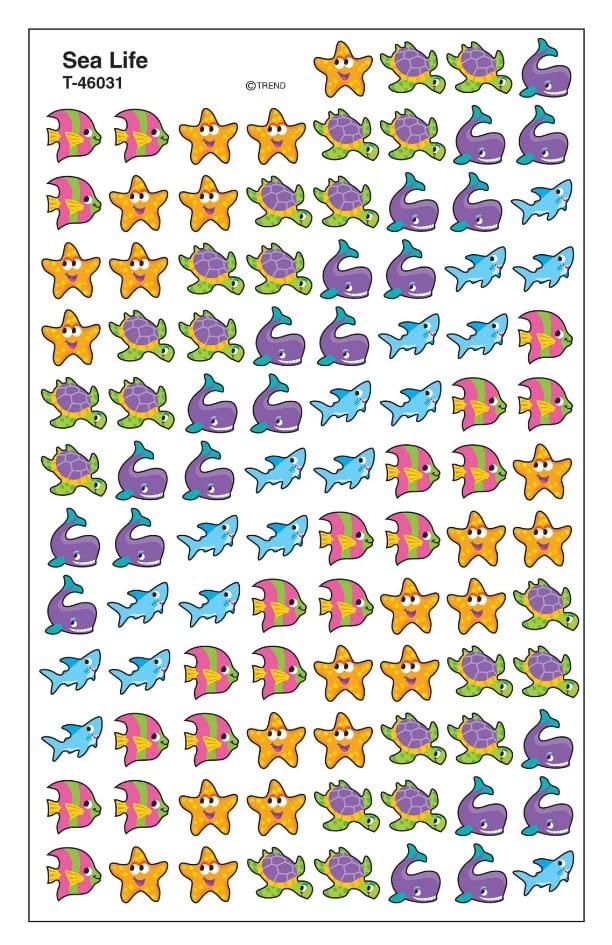 Gommettes sea life supershapes autocollants ocean loisirs creatifs