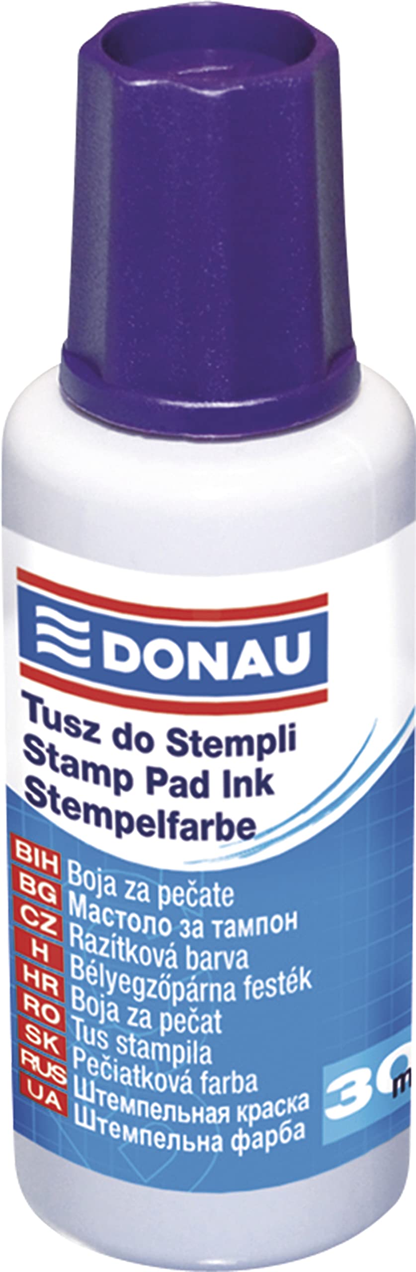 DONAU 7808001PL-F23 Stempelfarbe, 30 ml, violett