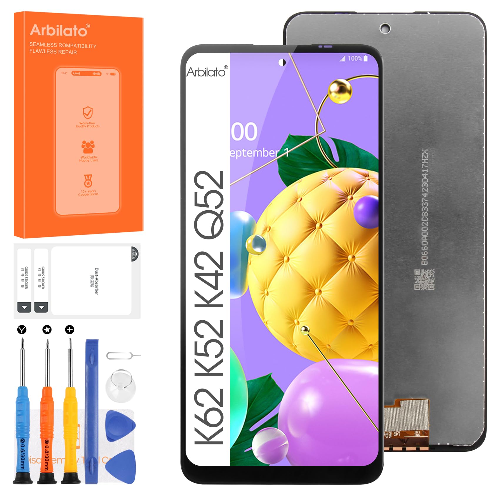 Per LG K42 LCD Per LG K42 K52 K62 + Q52 Display Digizer - Foto 2