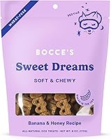 Vista 1 de Bocce's Bakery Dailies Sweet Dreams Golosinas para perros para apoyo a la hora de acostarse, golosinas para perros sin trigo, hechas