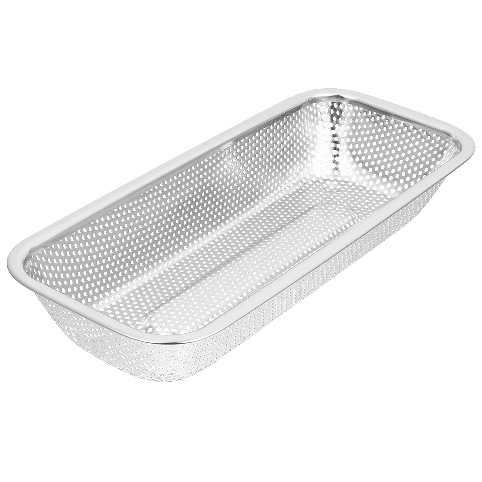 Cestino Scolaposate in Acciaio Inossidabile Drenaggio Efficiente e Porta Frutta, Organizzatore da Cucina per Lavello e Utensili