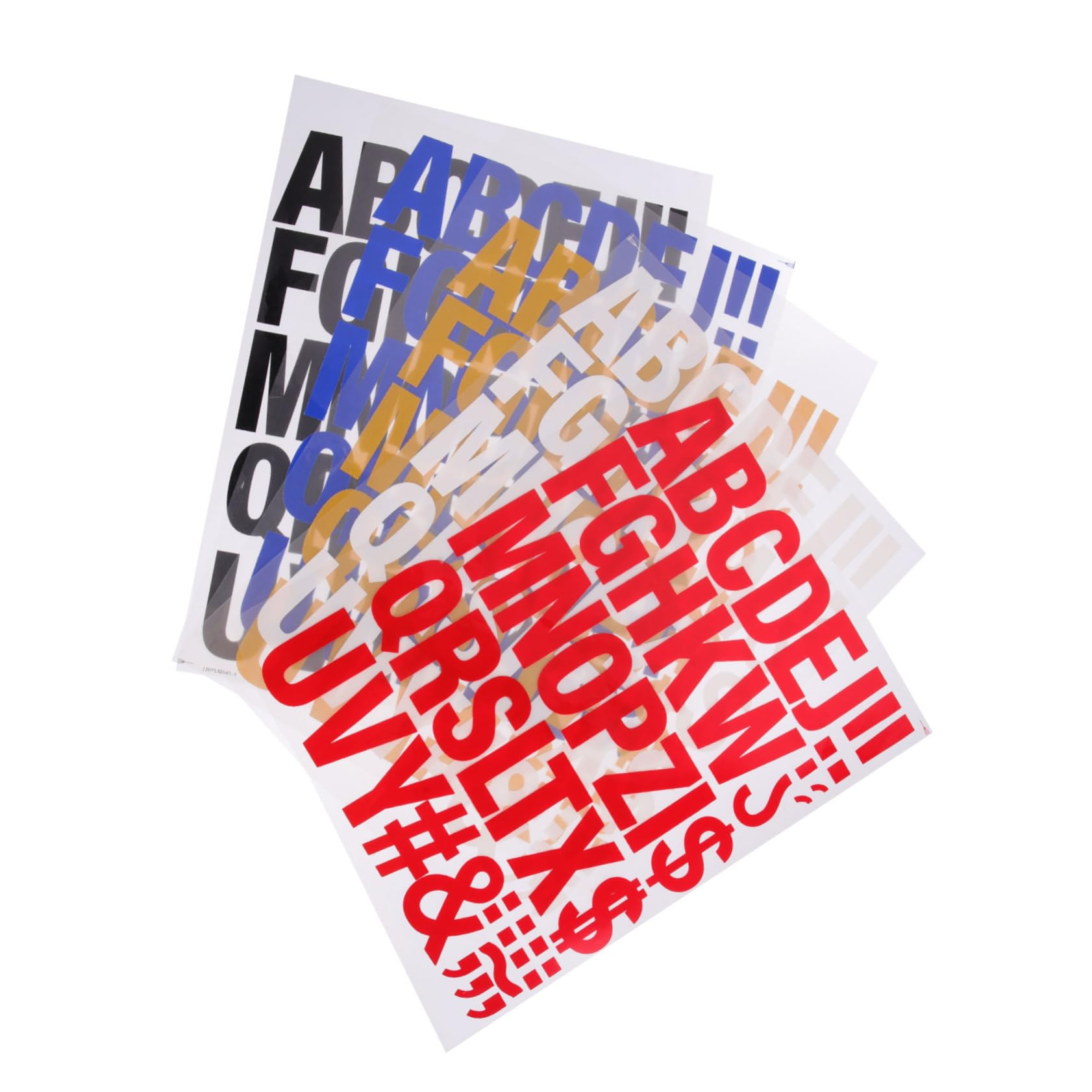 15pezzi Patches Lettere Termoadesive per Riparazione di Toppe Decorativi Colori per e Abbigliamento