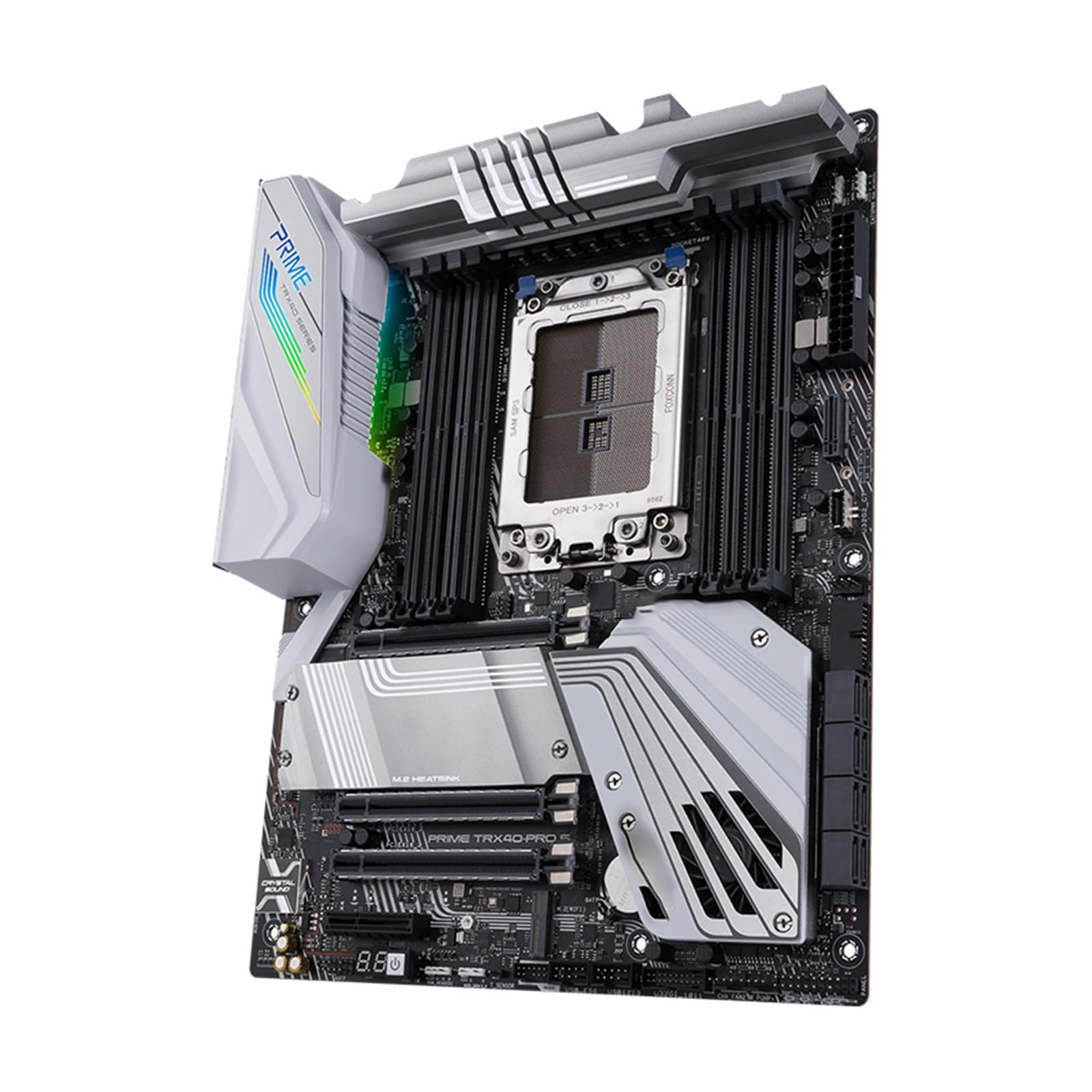 Scheda Madre Fit for ASUS Prime TRX40-Pro S sTRX4 3rd Gen Ryzen Threadripper ATX for la creazione di contenuti, 16 stadi Potenza DDR4, Aura SYNC RGB Motherboard