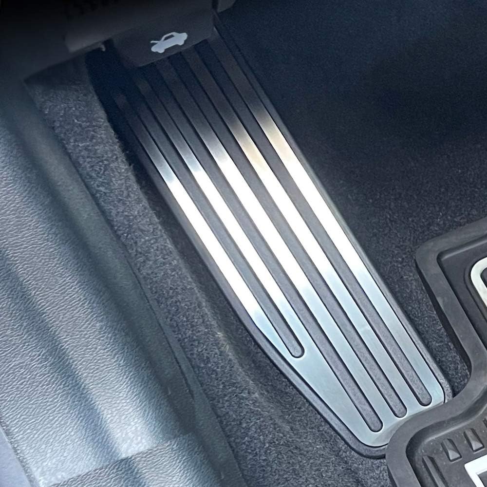 American Car Craft Camaro Dead Pedal Trim Plate, Stainless Steel Interior Accessories | Fits 2016-2021 Chevy Camaro (Polished Finish)