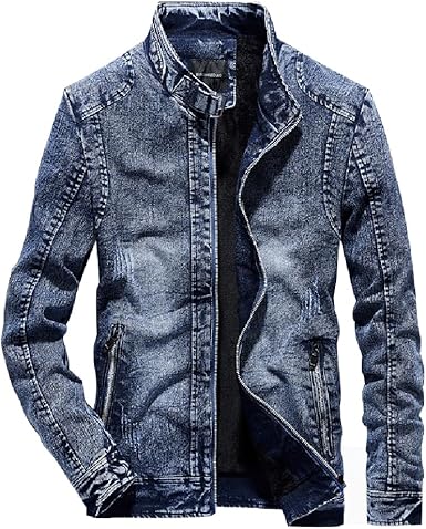 【オシャレ☆green】黒　デニム　ジップジャケット　ライダース　サイズ3 Amazon | Bwgoroku デニム ライダース ジャケット メンズ