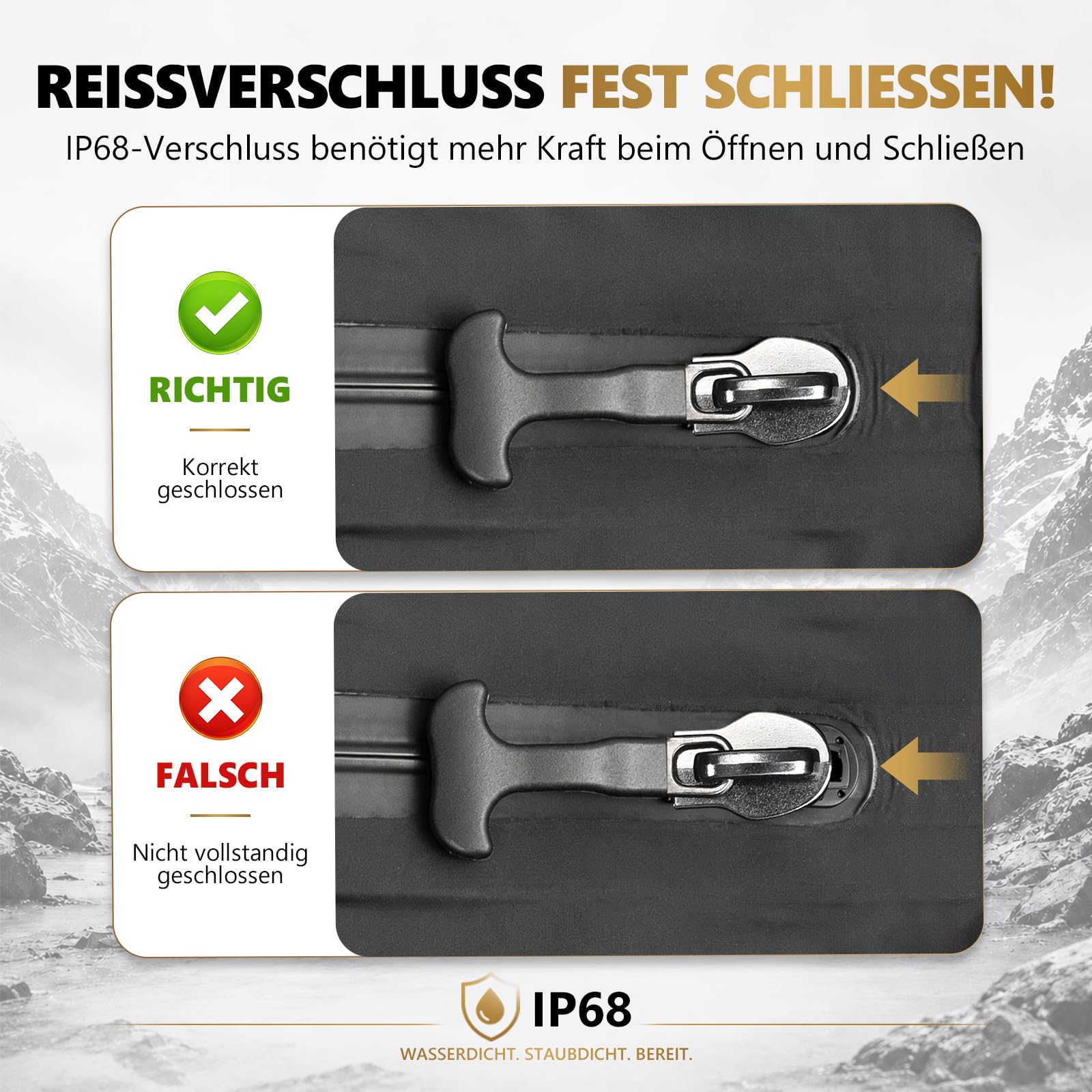 Accenter Vakuumbeutel für Kleidung Reise mit Pumpe,IP68 Koffer Organizer | Wiederverwendbare Aufbewahrungstasche, Vakuum-Platzsparer, Reise-Gadgets für Reise, Kleiderschrank Organizer und Umzug